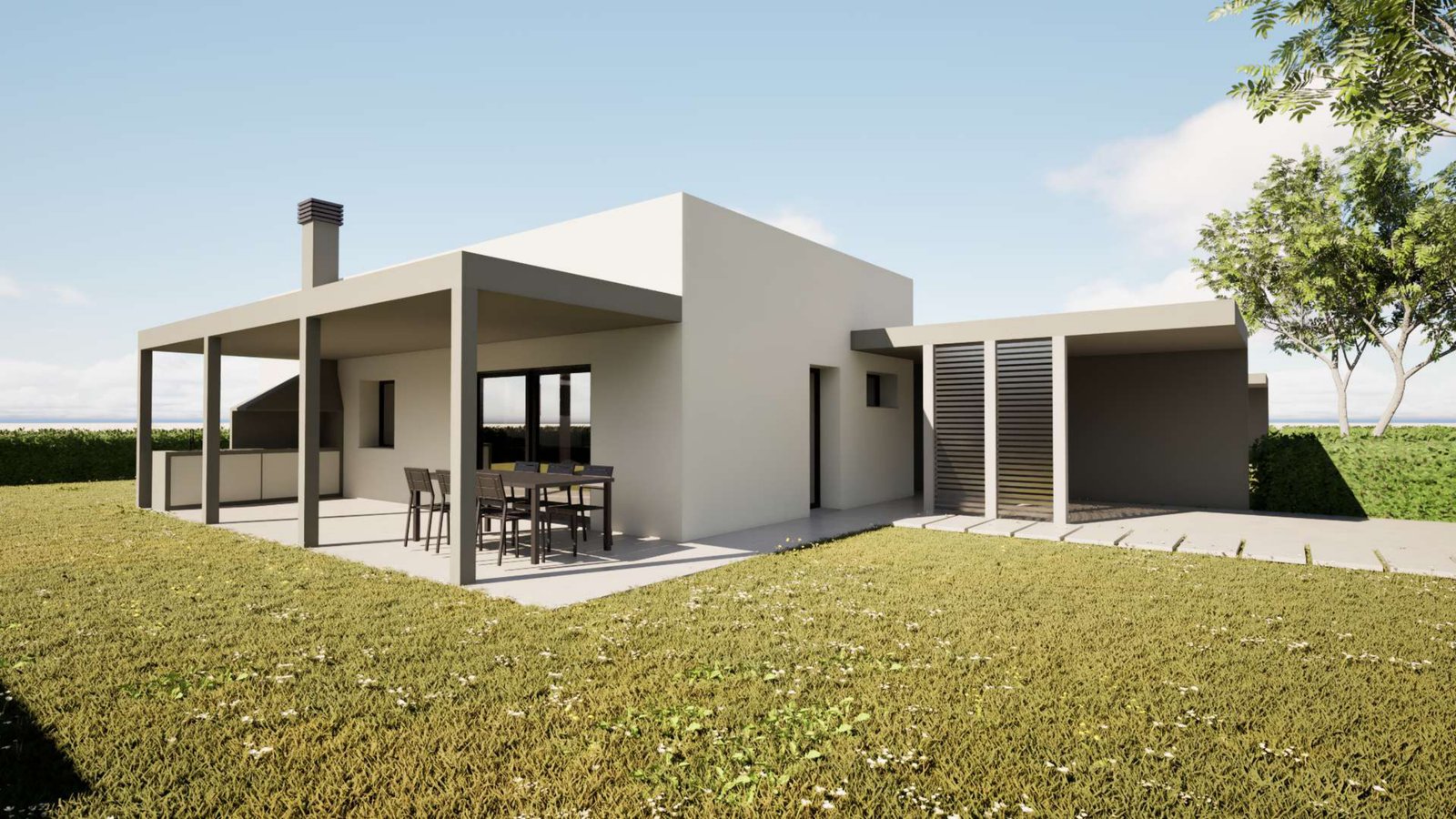 Render esterno tipologia unica